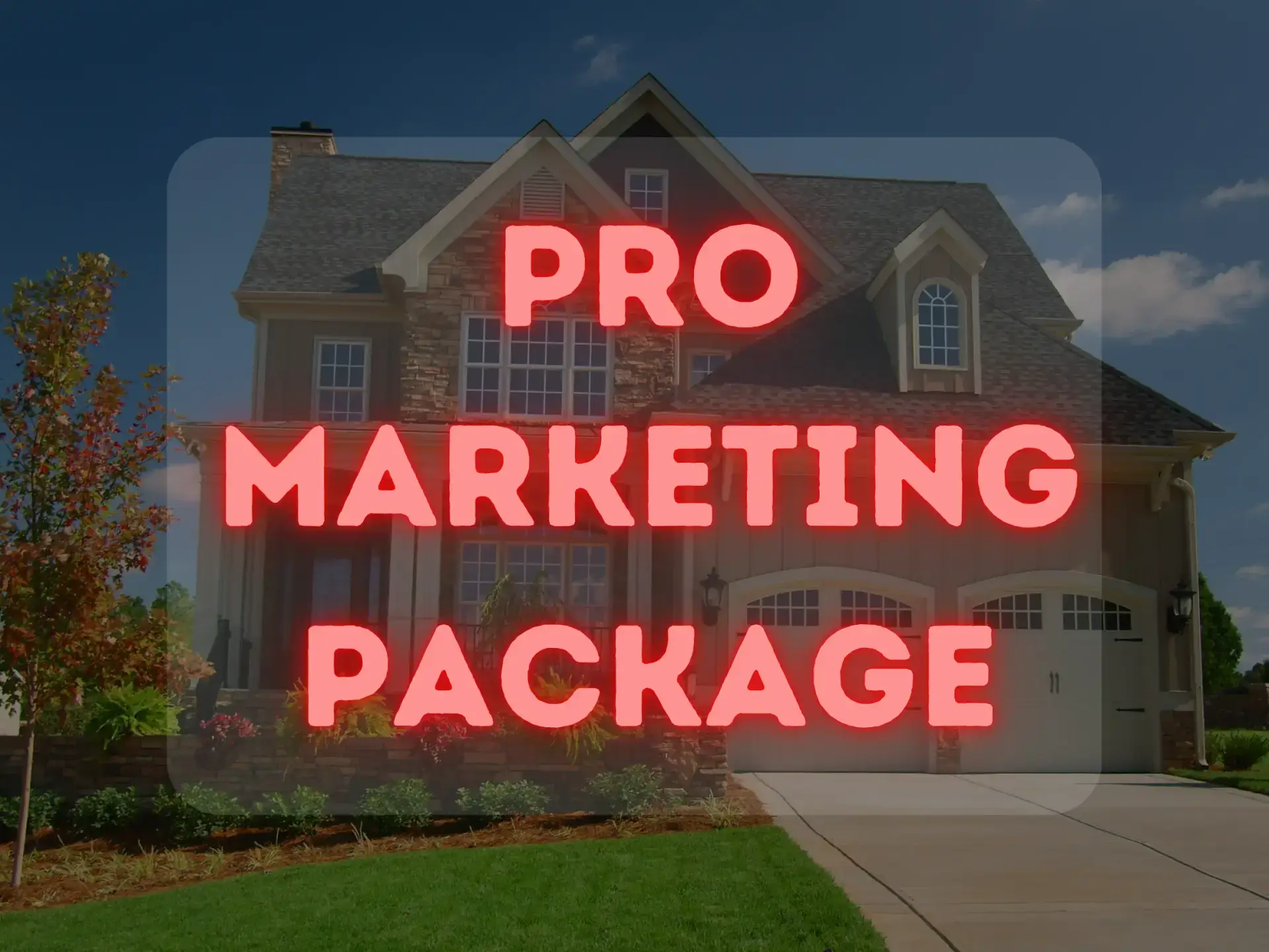 Pro Marketing Package - Real Estate media services in Middle Tennessee, Drone Photos, Walkthrough Video, Social Media Reels, Floor Plan, Branded Website - Middle Tennessee