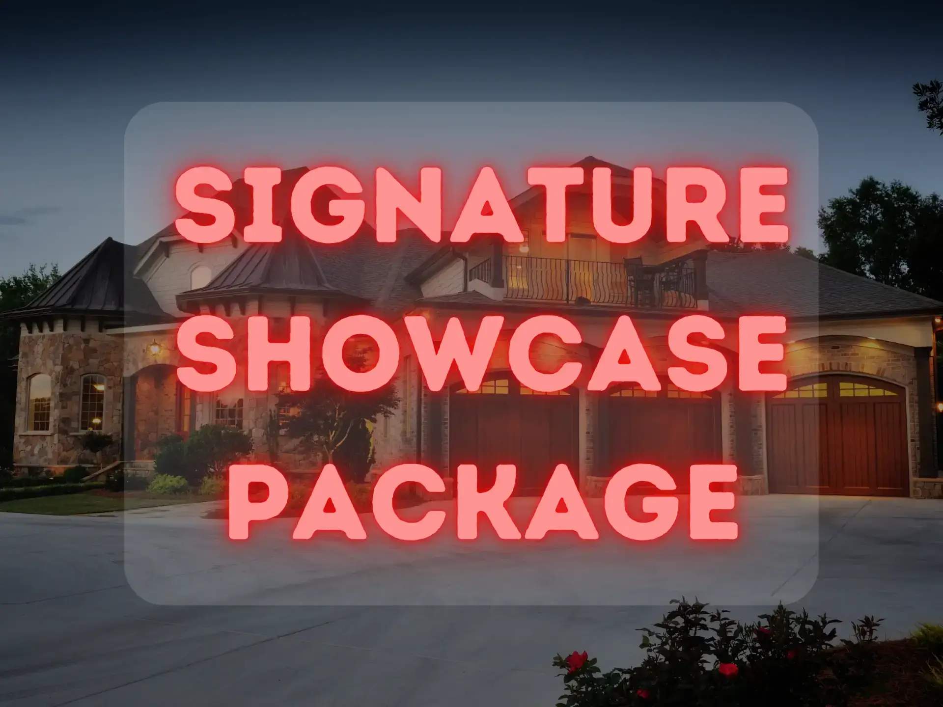 Signature Showcase Package - Premium Real Estate Media with Matterport 3D, Twilight Photography, Drone, Reels, Branded Tour, Floor Plan - Middle Tennessee