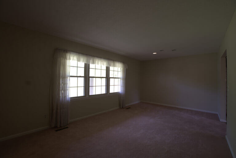 Poorly lit, unedited interior photo before professional enhancement – part of a real estate media portfolio in Middle Tennessee.